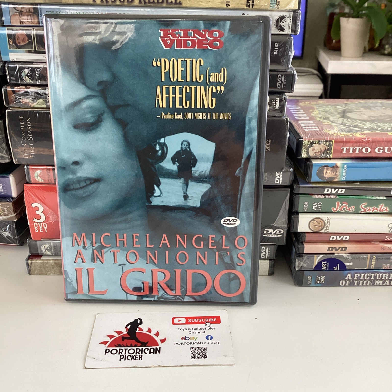 Il Grido (DVD, 1957) – Michelangelo Antonioni – Kino. Rand New Factory Sealed