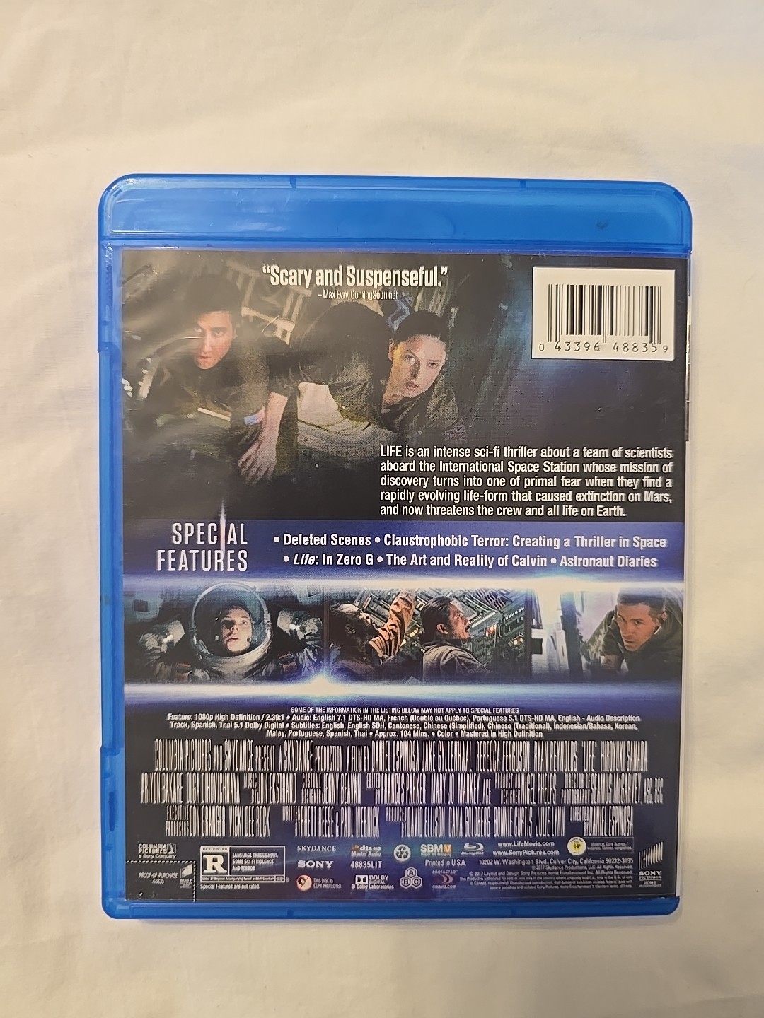 Life (Blu-ray, 2017)