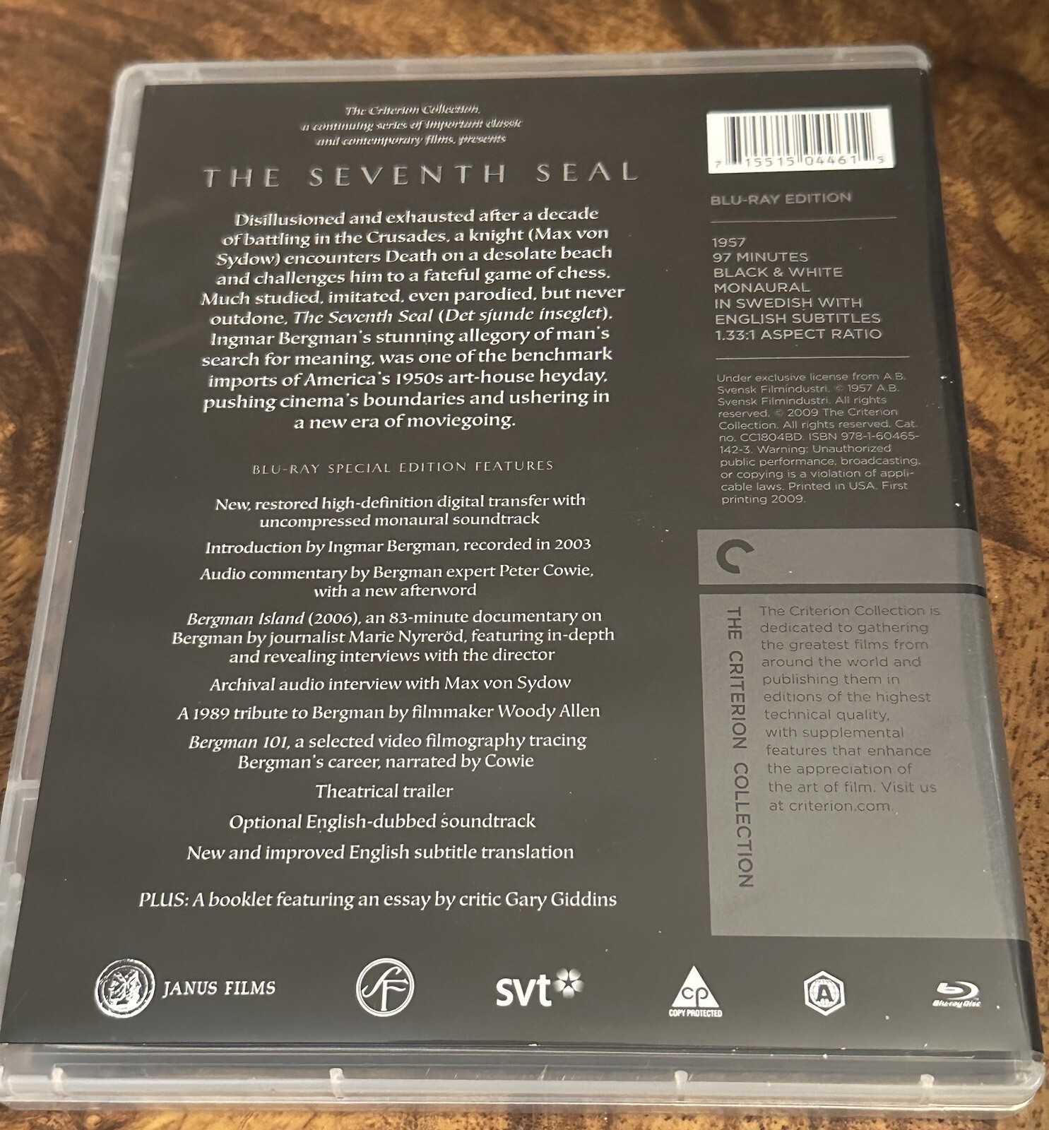 The Seventh Seal (Criterion Collection) (Blu-ray, 1957) OOP Classic