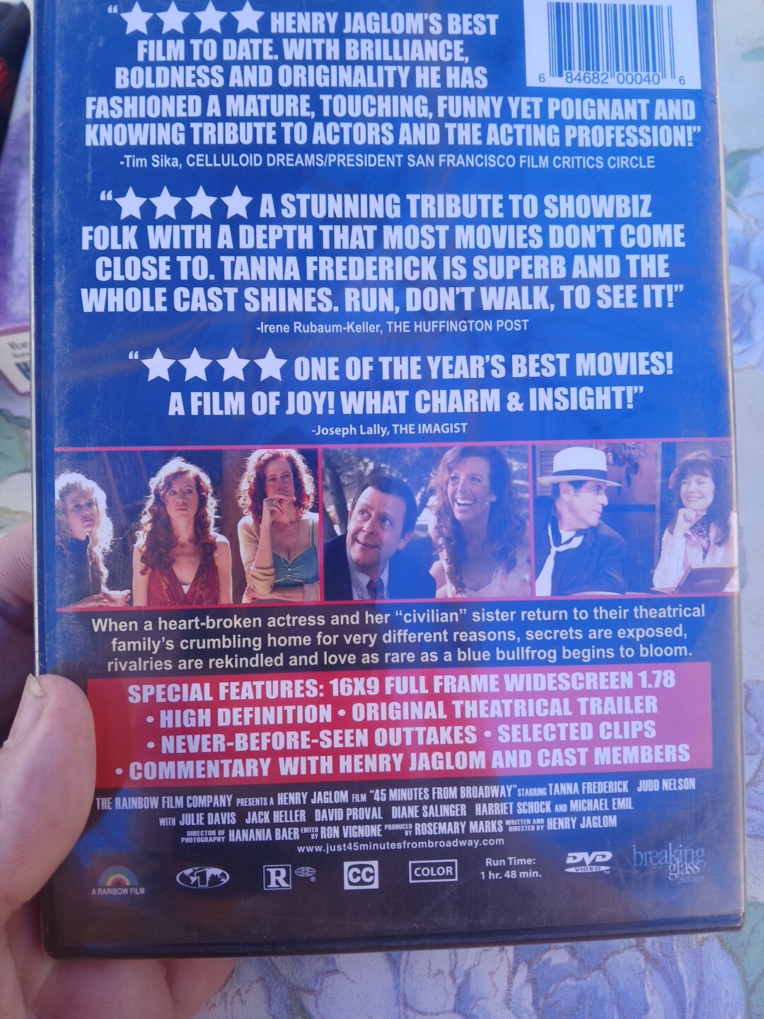 45 Minutes From Broadway (DVD, 2012) New Free Shipping