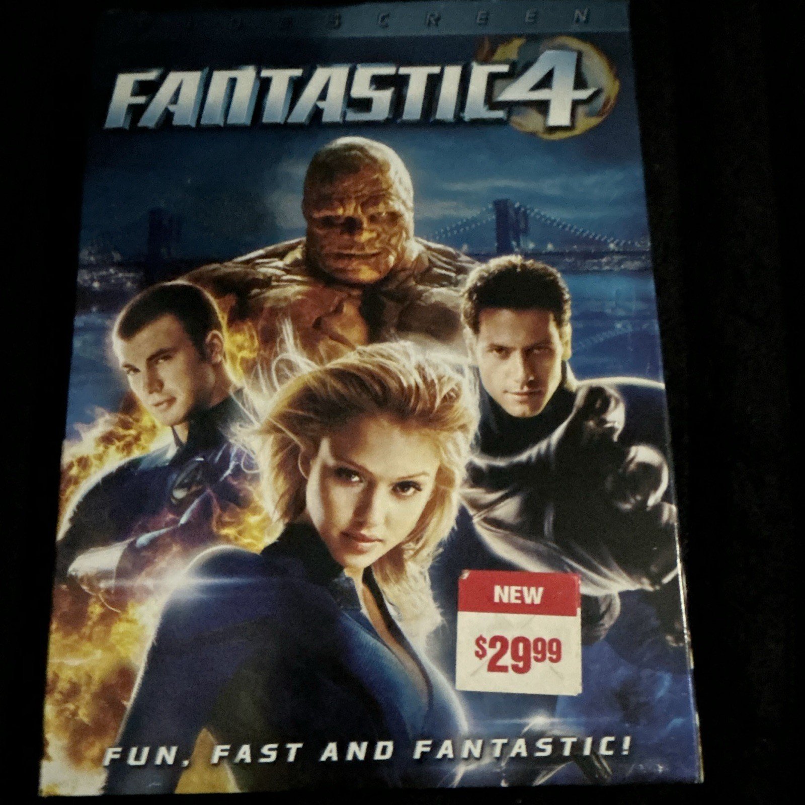 Marvel Fantastic 4 DVD PG-13 2005 Widescreen Deleted Scenes 106 Min