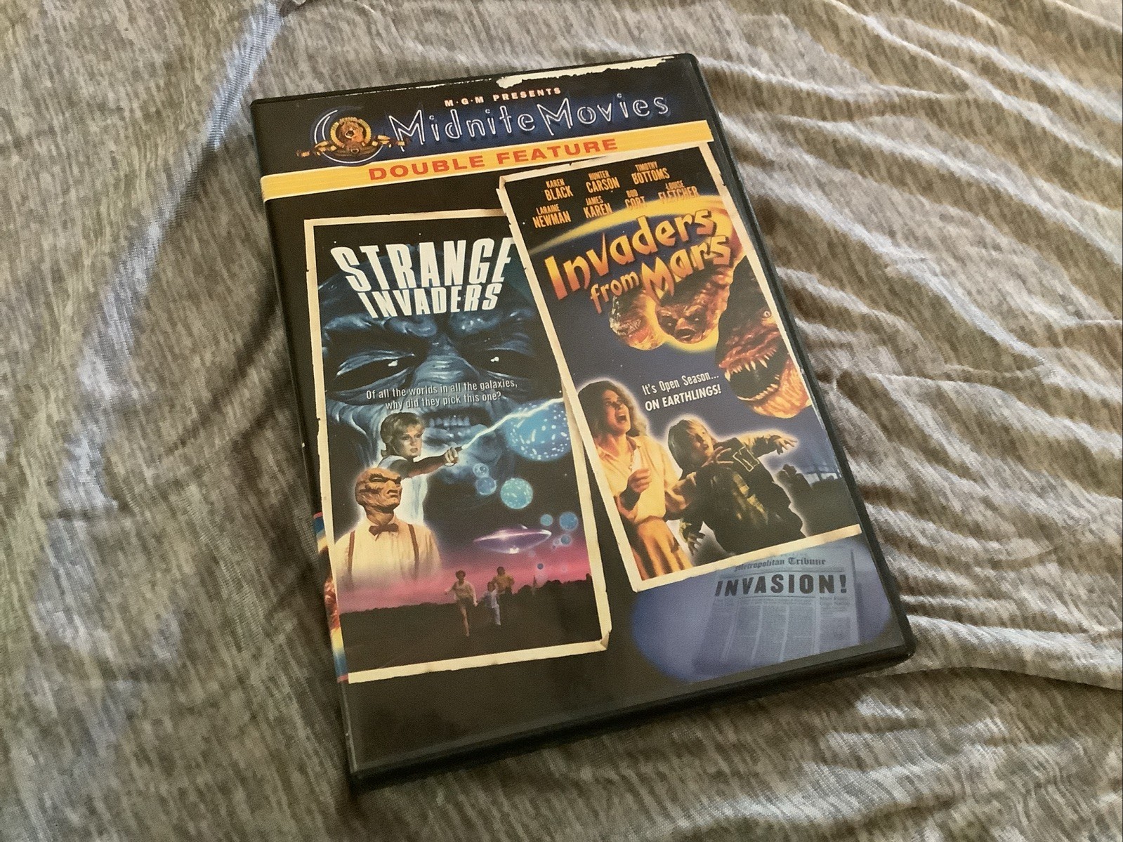 Mgm Midnite Movies Double Feature: Strange Invaders / Invaders From Mars (DVD)