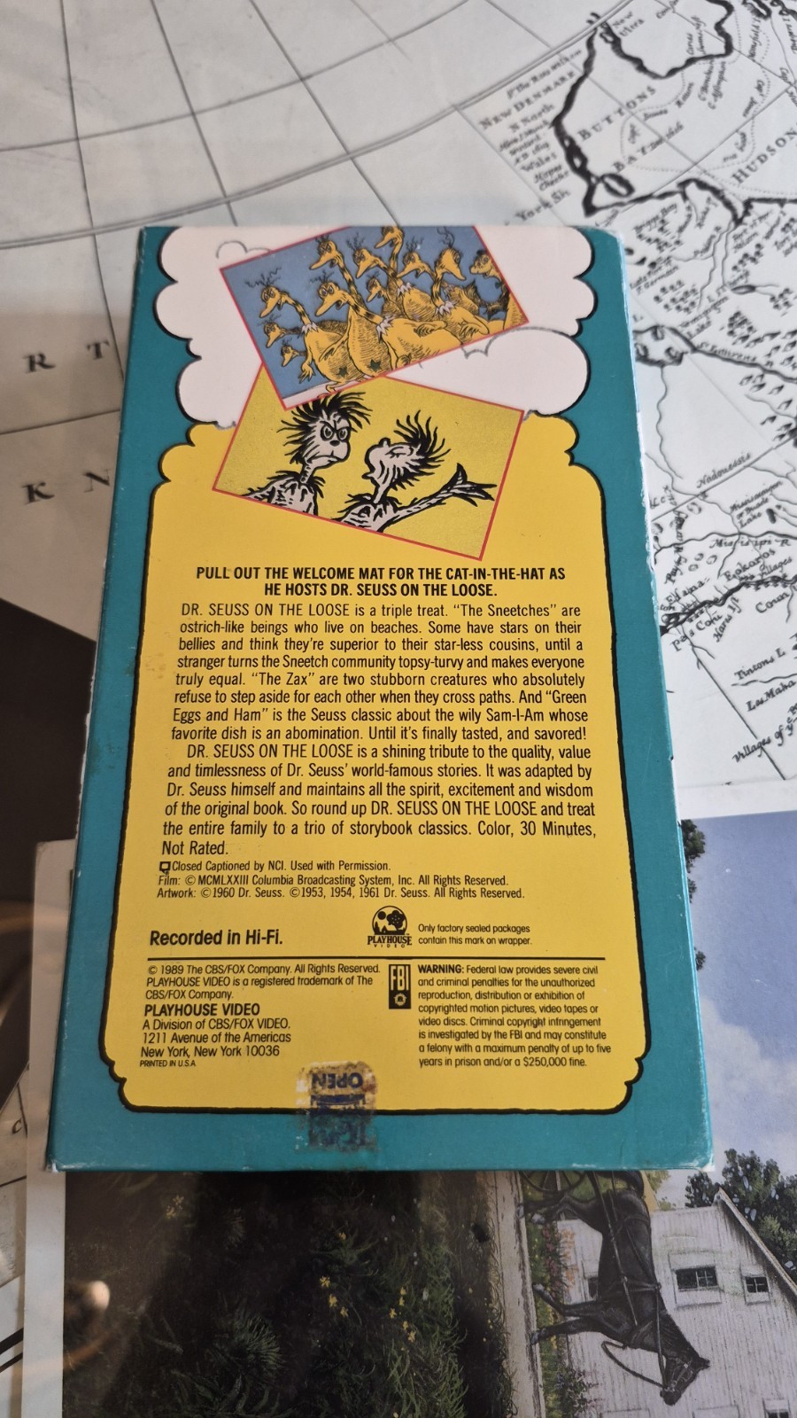 Dr. Suess on The Loose VHS Vintage 1989 Television Special