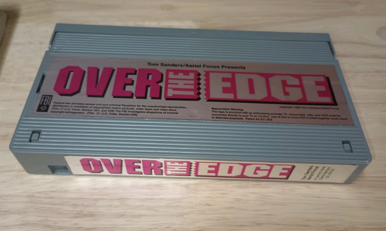 Vtg Over the Edge (VHS, 1993) Skydiving Jumping Extreme Sports Documentary OOP