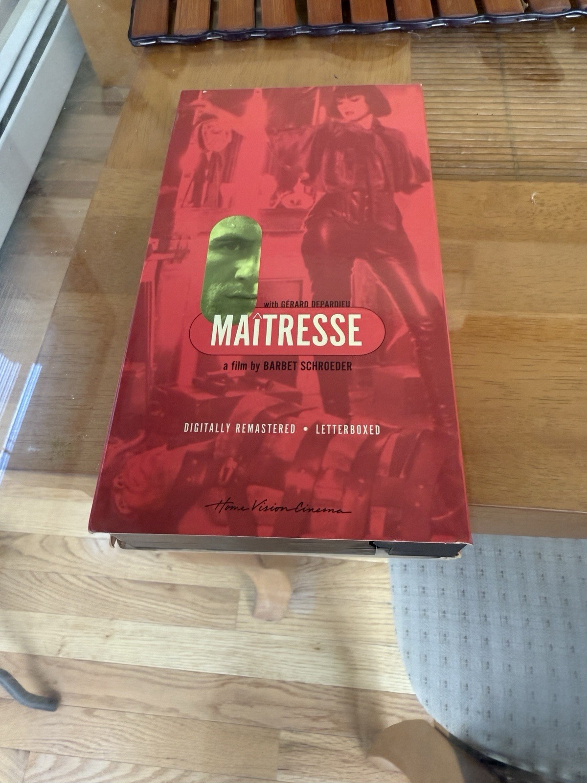 Very Rare, mint VHS Copy Of Maitresse By Barbet Schroeder.