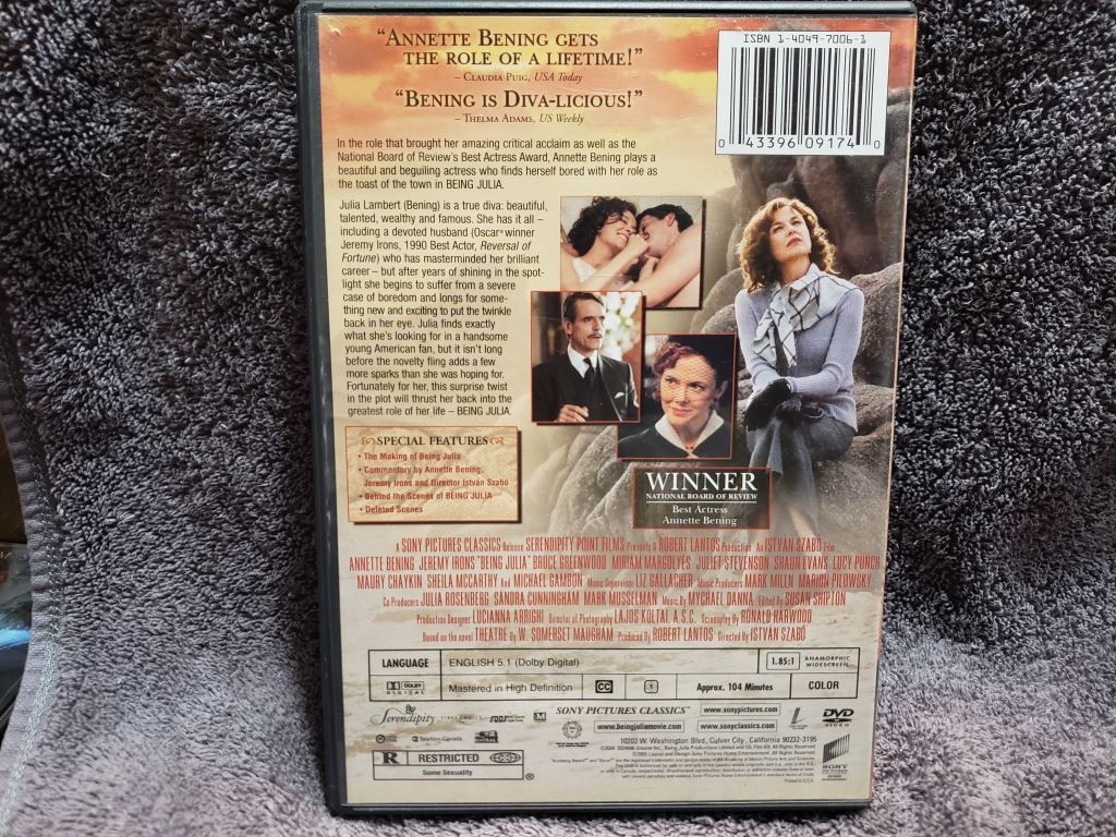 (3FREE) USED DVD Being Julia (WS, 2004) Annette Benning