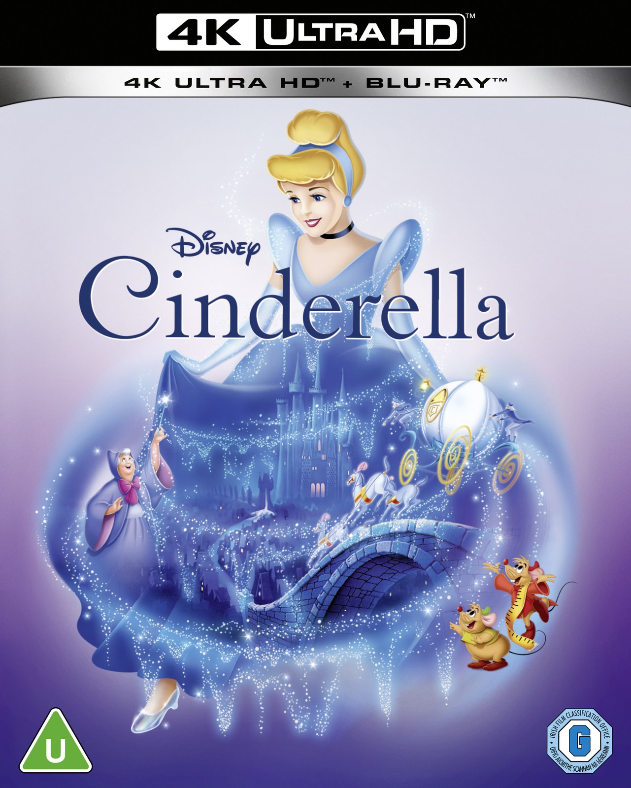 Cinderella (Disney) (4K UHD Blu-ray) Clyde Geronimi Wilfred Jackson (UK IMPORT)