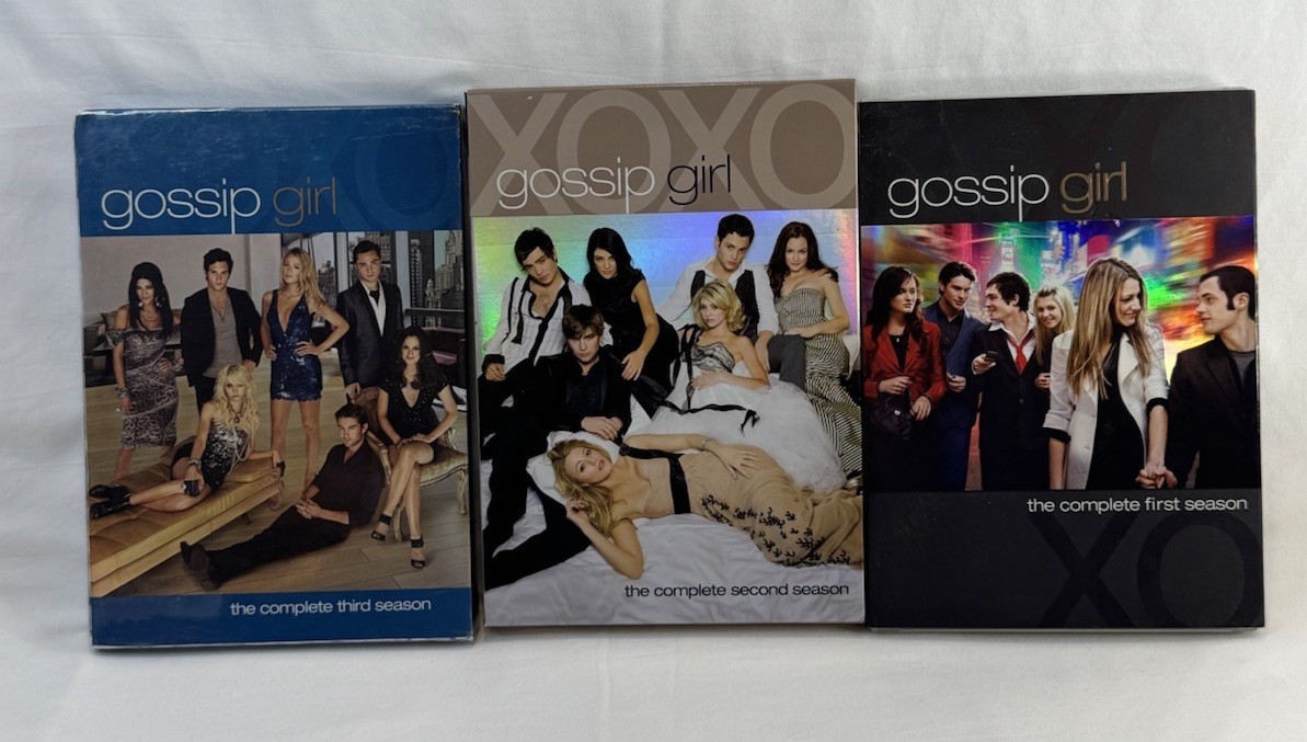 Gossip Girl Seasons 1-3 DVD Box Sets – 17 discs total