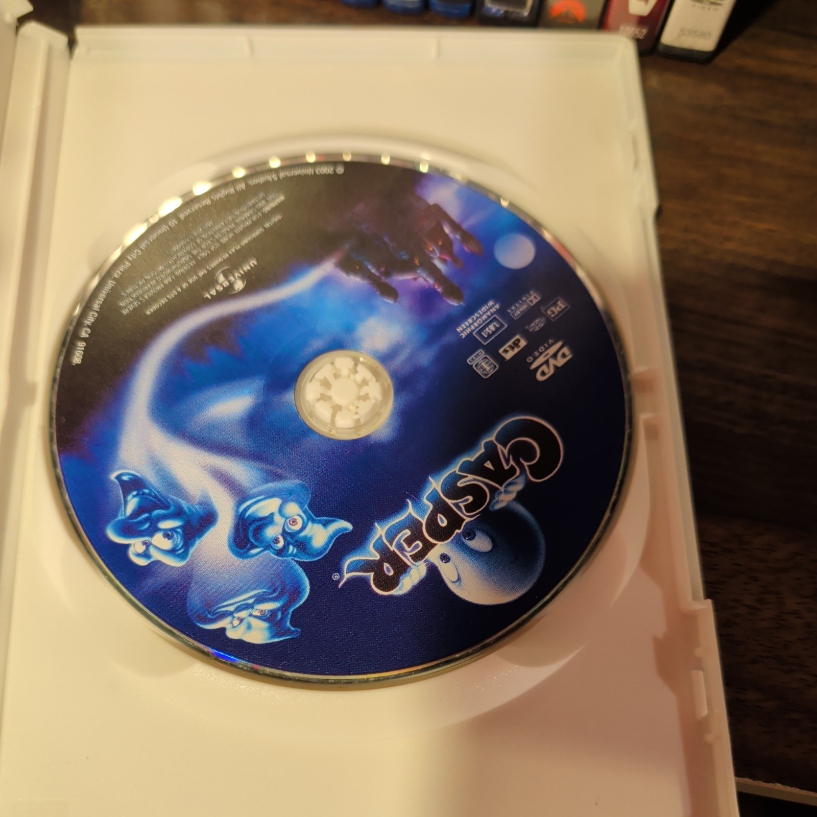 Casper DVD plays perfectly