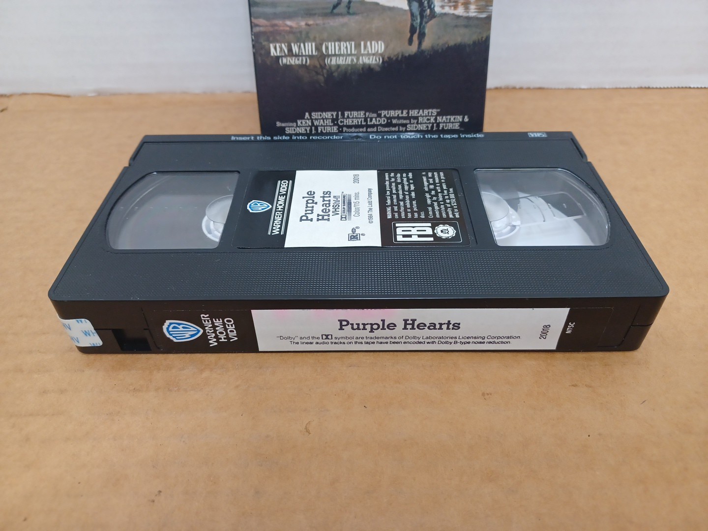 Purple Hearts (VHS,1990) Ken Wahl, Cheryl Ladd, Vietnam War Love Story