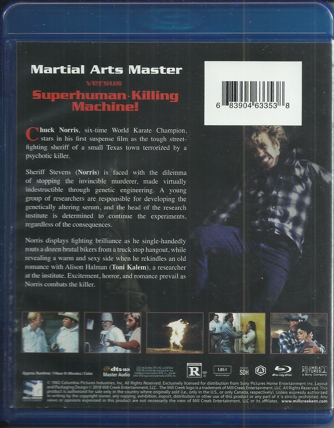 Silent Rage (Blu-Ray, 2018) Chuck Norris