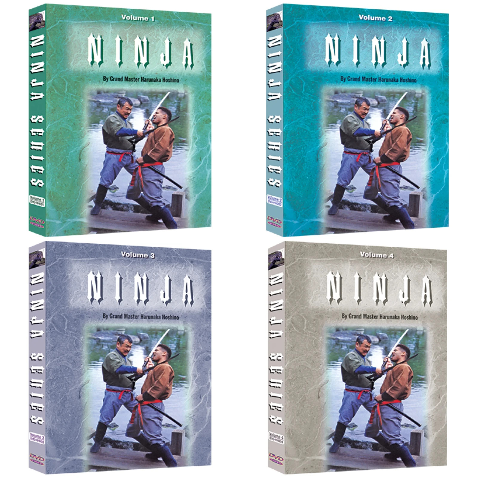 Ninja Complete Series + Ninjutsu Book with DVD (5 DVDs and 1 Book)