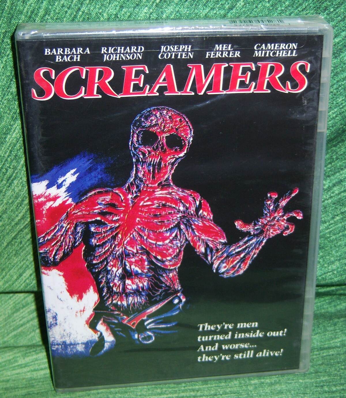 NEW RARE OOP SCORPION BARBARA BACH MEL FERRER SCREAMERS CULT MOVIE DVD 1980