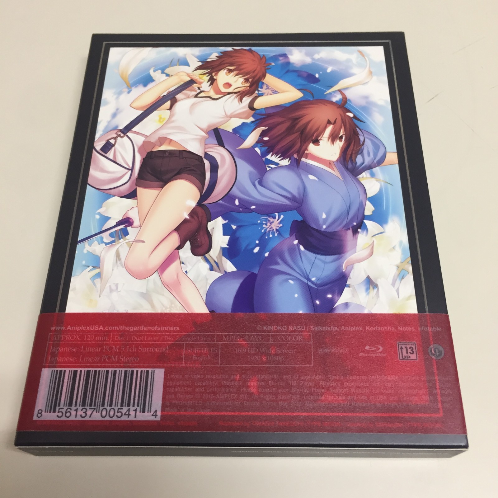 The Garden of Sinners Recalled Out Summer Limited Edition Blu-Ray English Subbed
