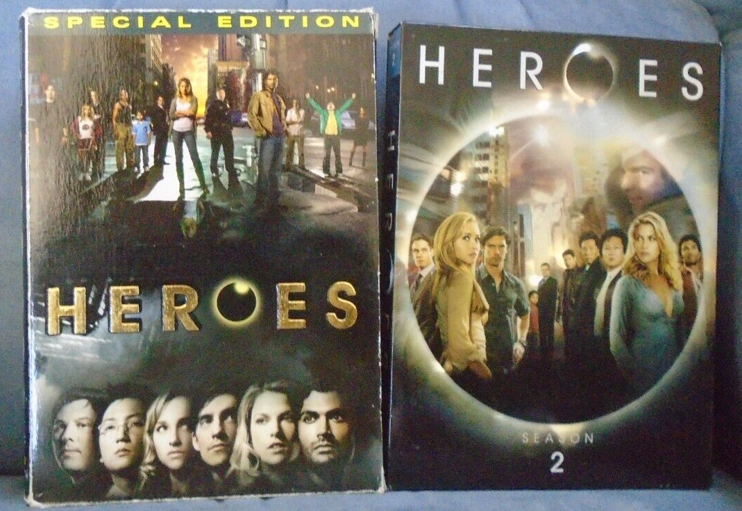 LOT OF 2 HEROES SEASON 2 AND HEROES SPECIAL EDITION (DVD)