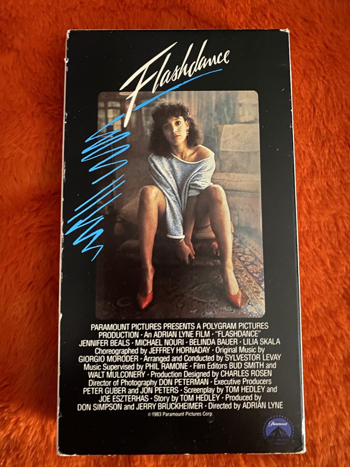 FLASHDANCE (1989 VHS) Jennifer Beals GIORGIO MORODER