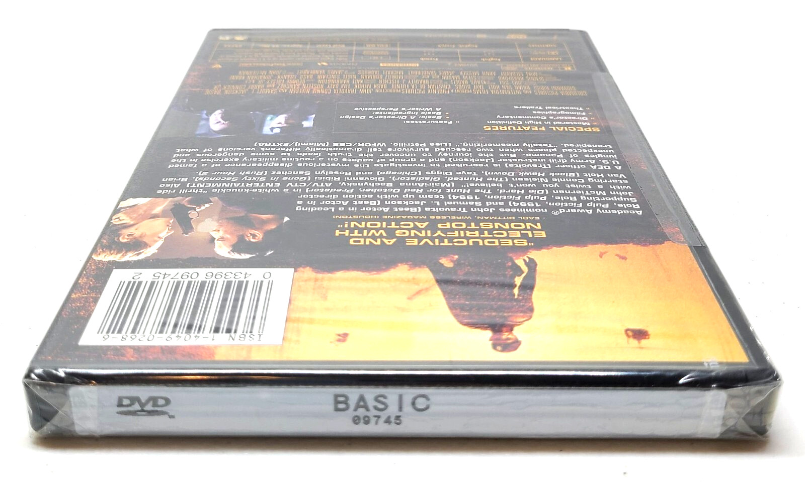 Basic (DVD, 2003) John Travolta, Connie Nielsen, Samuel Jackson NEW SEALED