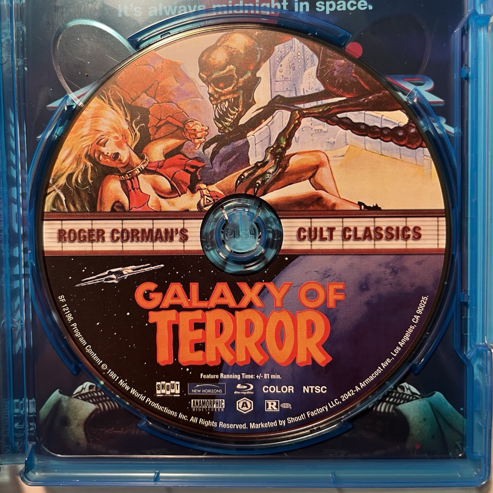 Galaxy of Terror (Blu-ray, 1981) Shout Factory Roger Corman Cult Classics