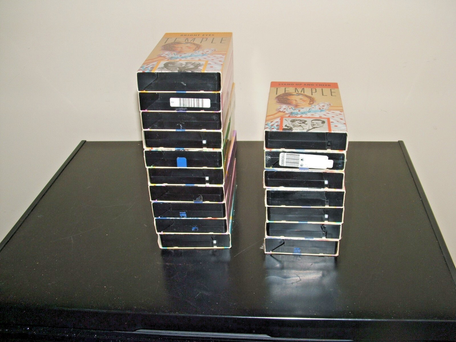 Lot of 17 Shirley Temple VHS Tapes Fox Video Heidi, Stowaway, Curly Top, Dimples