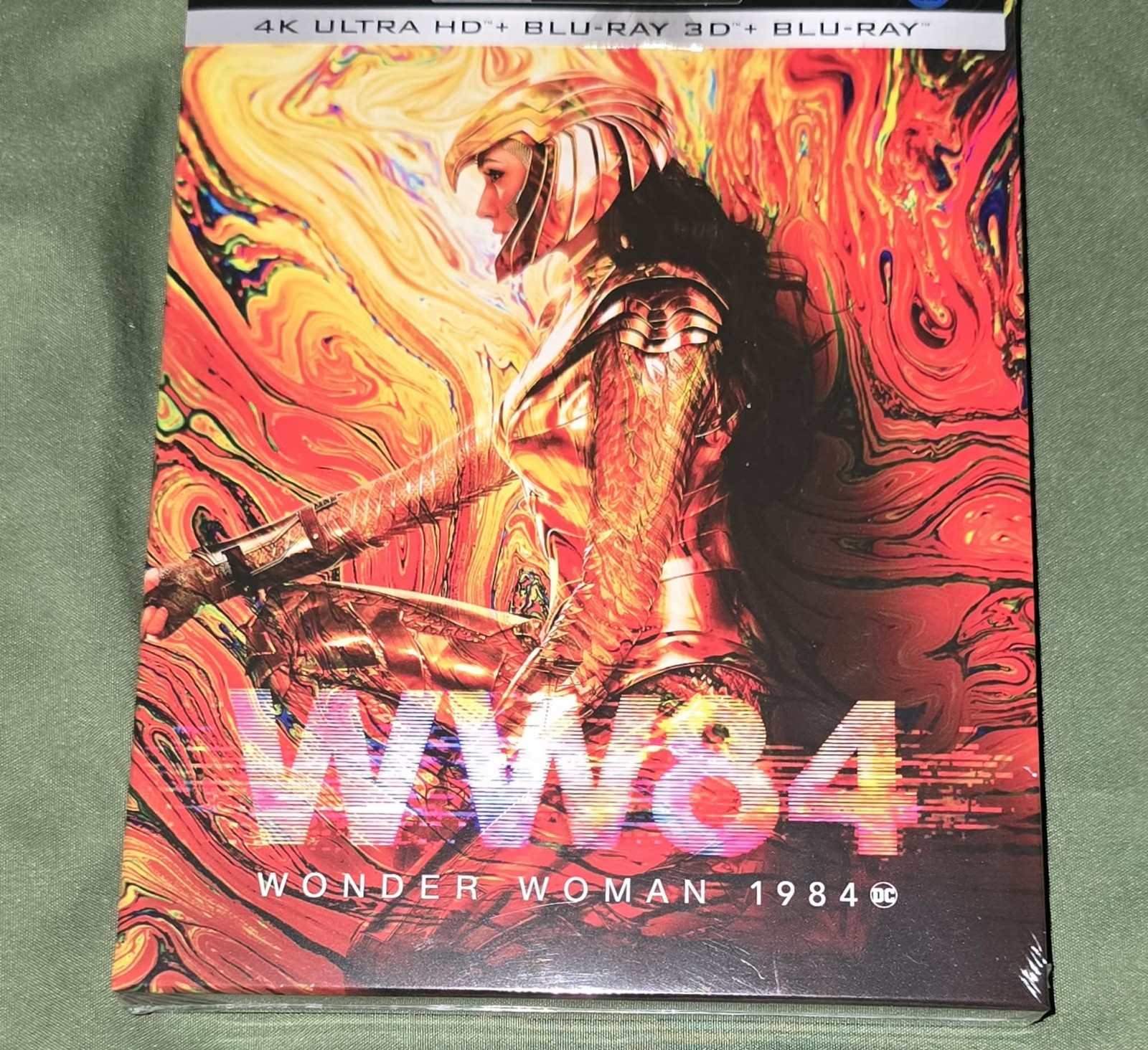 WW84 Wonder Woman 1984 3-Disc 4K/3D/2D Ltd Ed SteelBook w/Slip Korea Mint Sealed