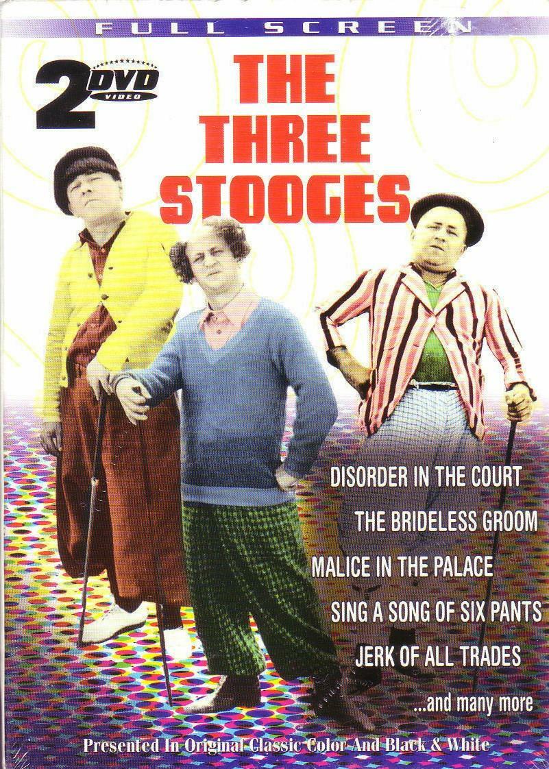 The Three Stooges – 2-Pack (DVD, 2003, Full Screen) NEW