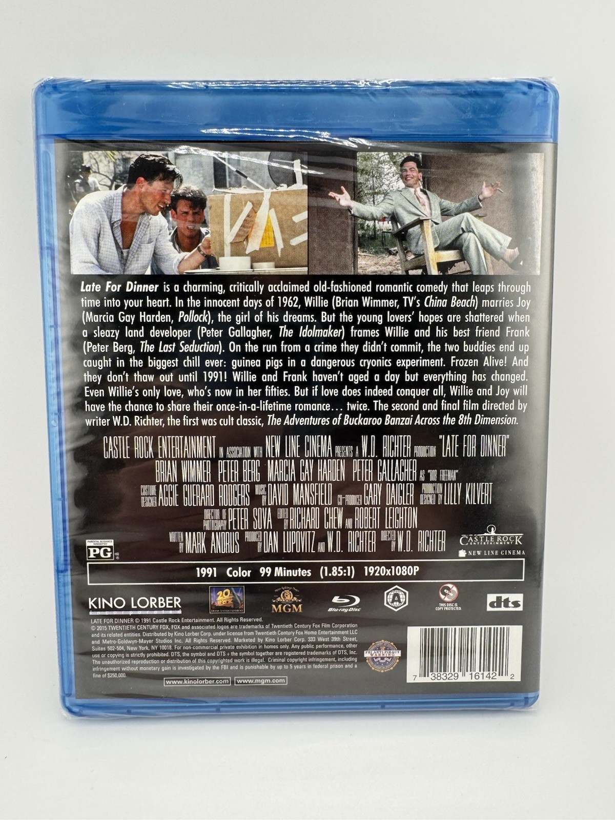 Late For Dinner (1991) Blu-ray Kino Lorber NEW OOP Peter Berg Marcia Gay Harden