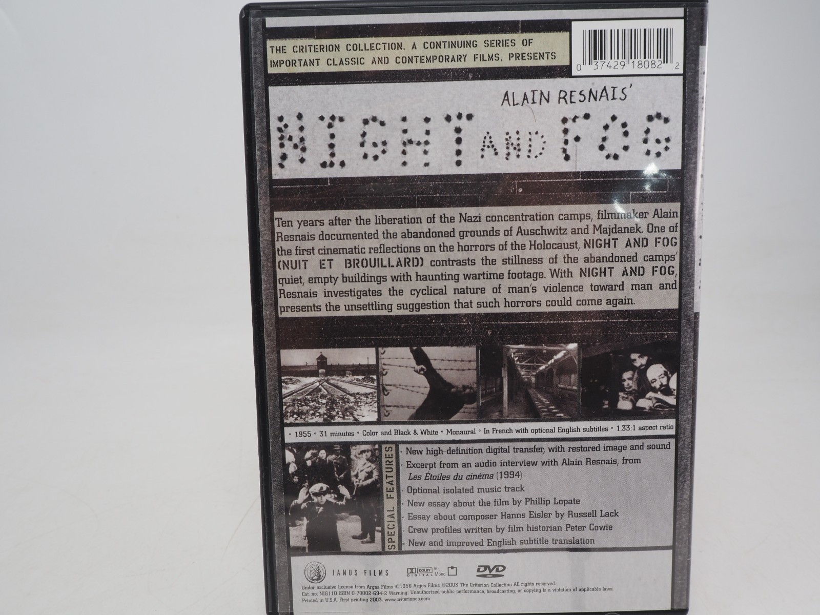 Night and Fog (DVD, Criterion Collection)
