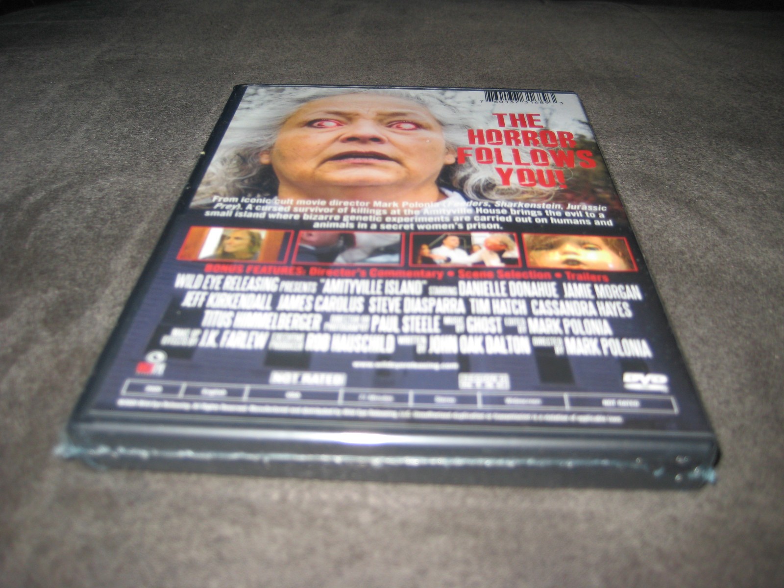 AMITYVILLE ISLAND (DVD 2020) BRAND NEW – NOT RATED – WIDESCREEN – HORROR