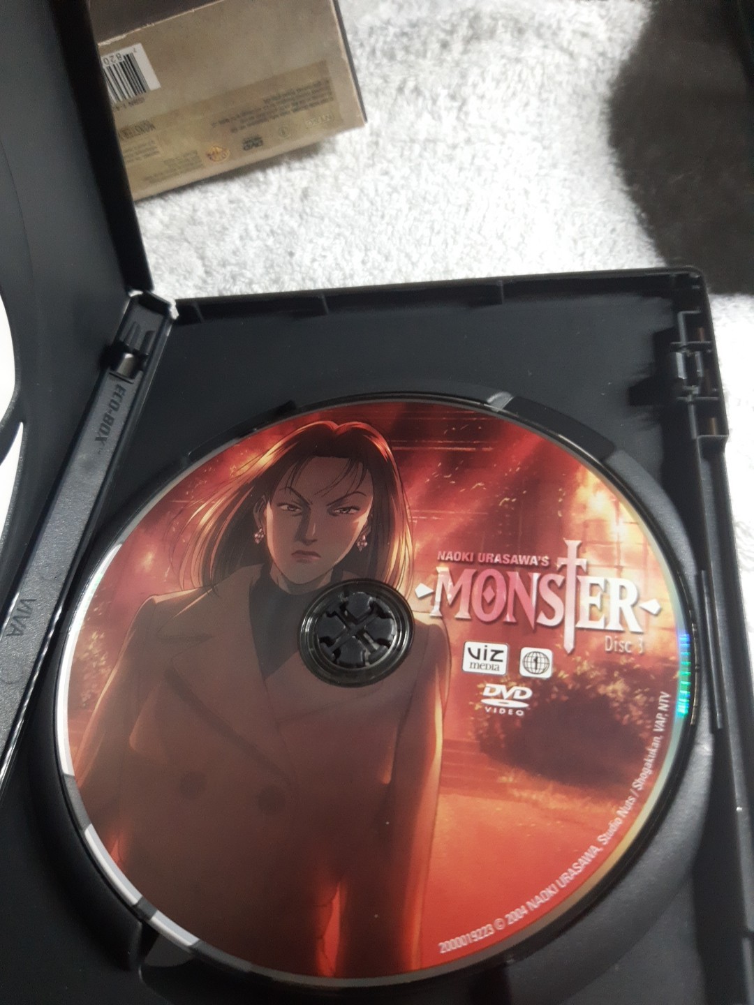 MONSTER.( Naoki Urasawa).Boxset 1.Dvd.3 Disc.Very Gc.Region 1
