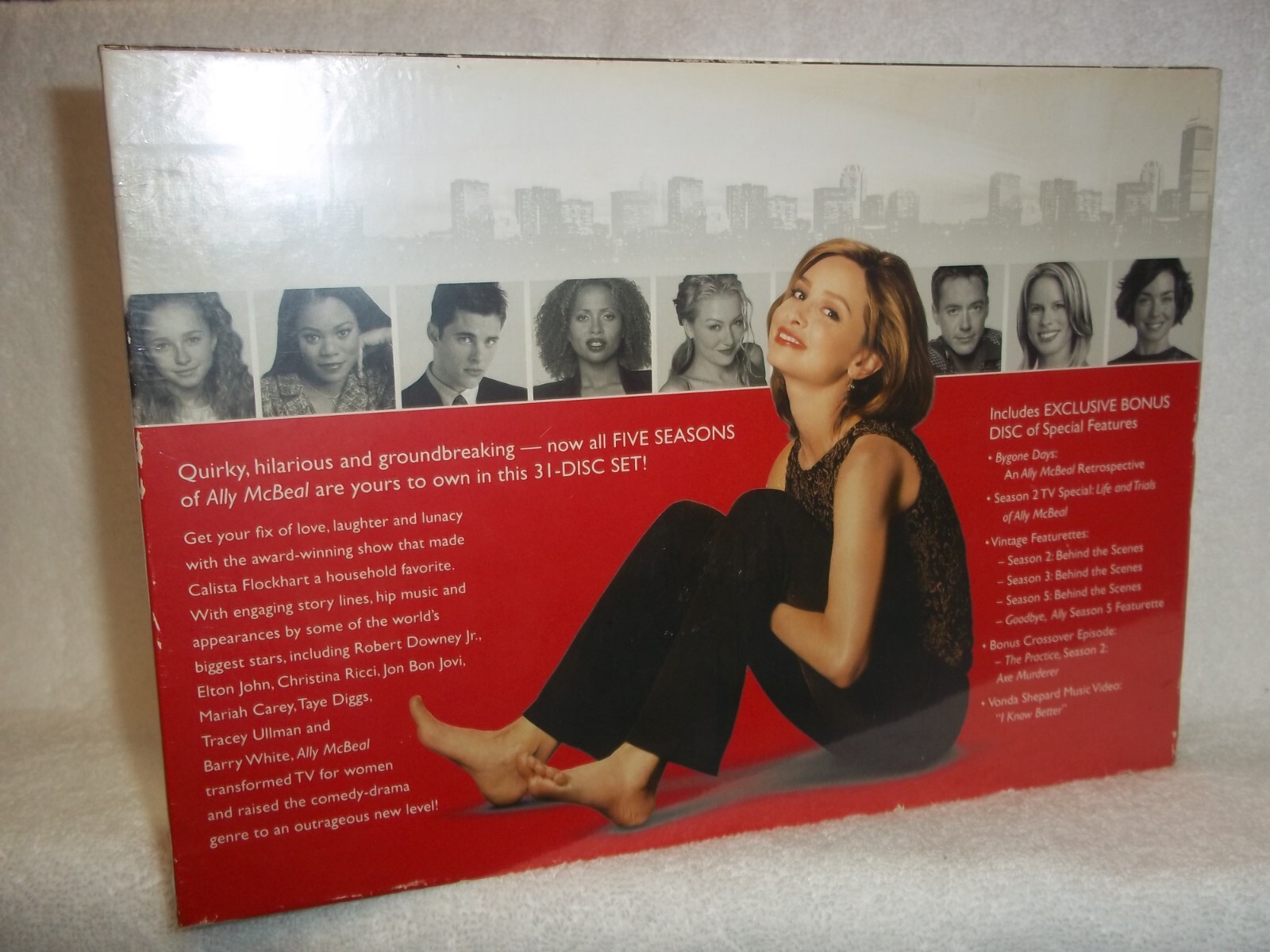 Ally McBeal The Complete Series (DVD, 2009, 31-Disc) Calista Flockhart comedy TV