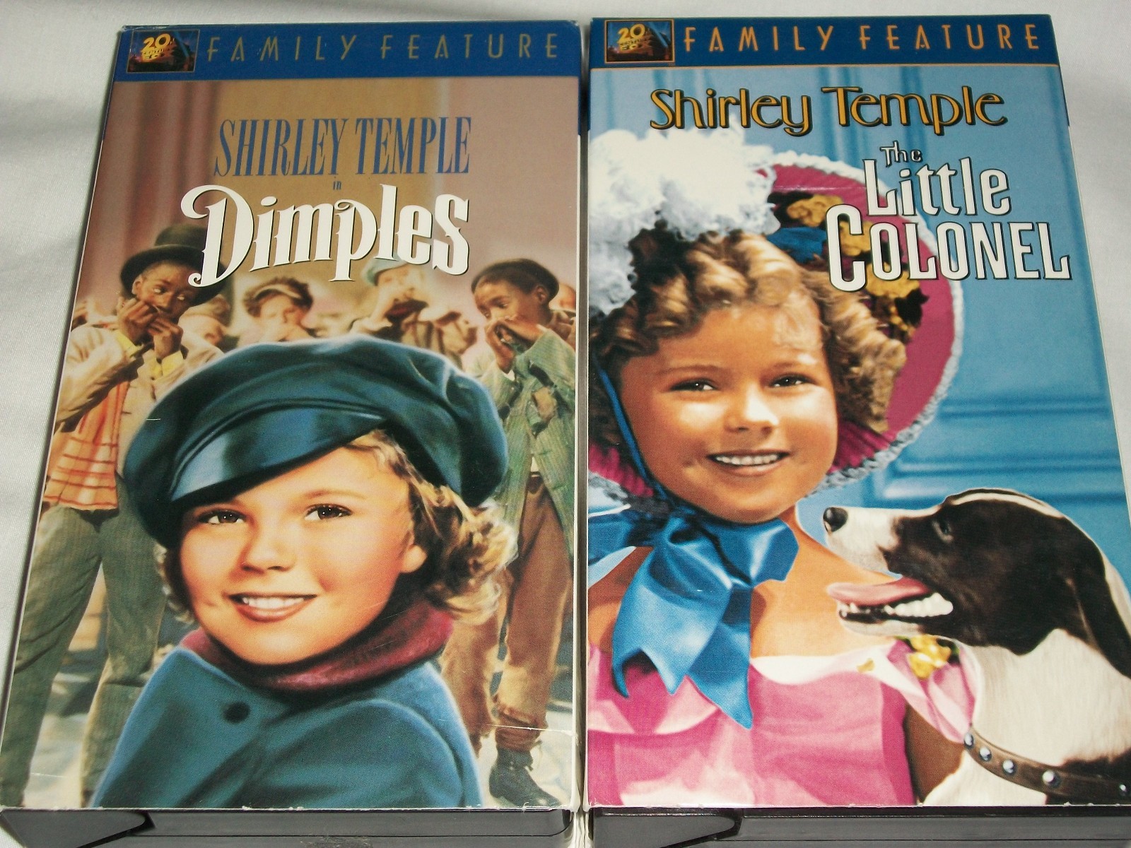 Shirley Temple VHS 13 Movies Lot Blue Bird Curly Top Dimples Bright Eyes Rebel