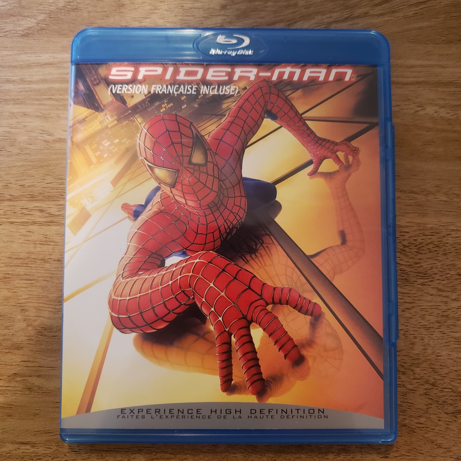 Spider-Man (2002) – Blu-ray – Action – Tobey Maguire – Bilingual (LIKE NEW!)