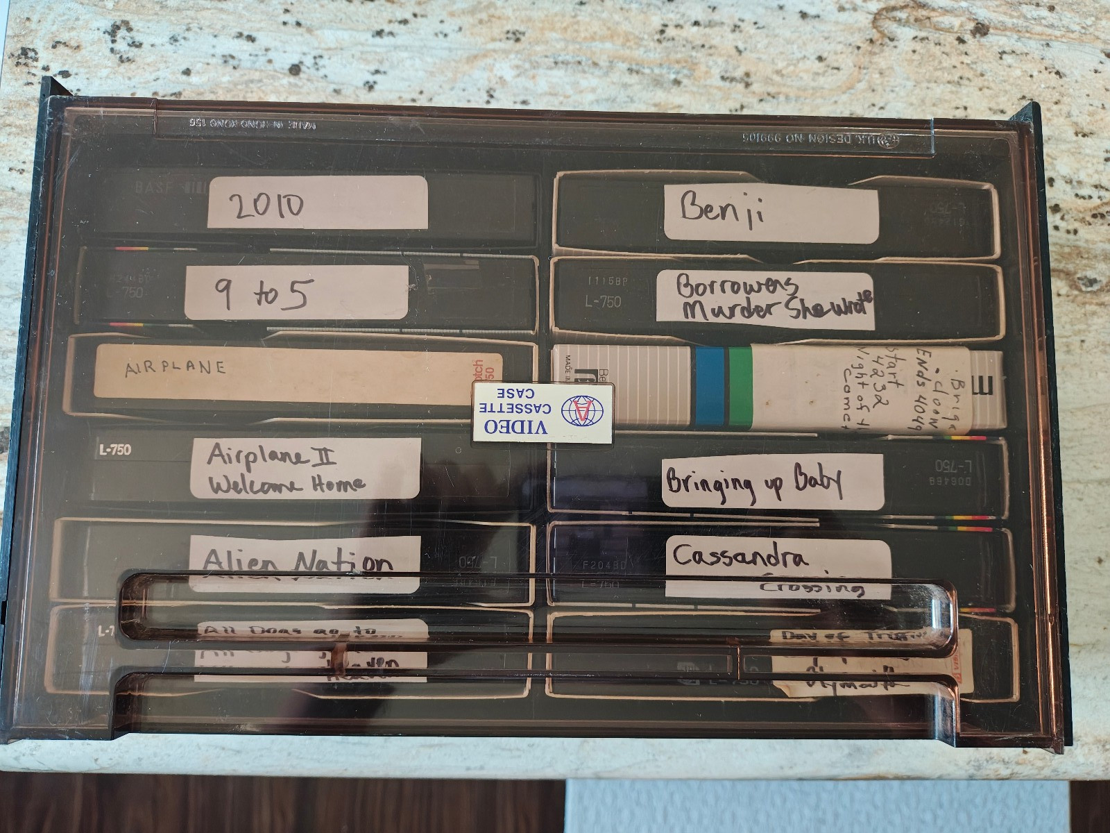 Lot of 12 Betamax Home Recordings w/ case! Beta Fuji, Scotch, Memorex, TDK