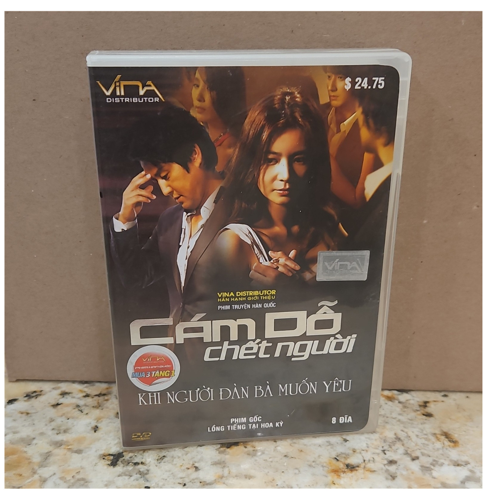 Vina Distributor Cám Dỗ Chết Người DVD Box Set Drama Korean Vietnamese