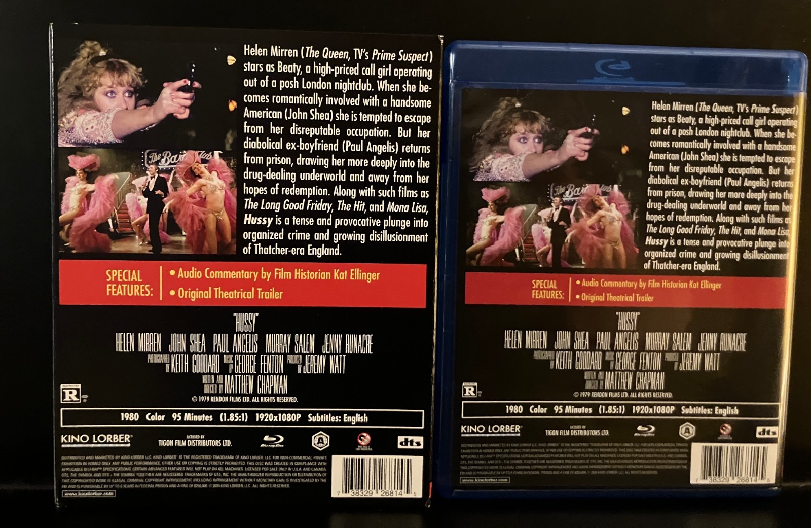 HUSSY [BLU-RAY + SLIP – 1980/2024 – KINO LORBER] *LIKE NEW*