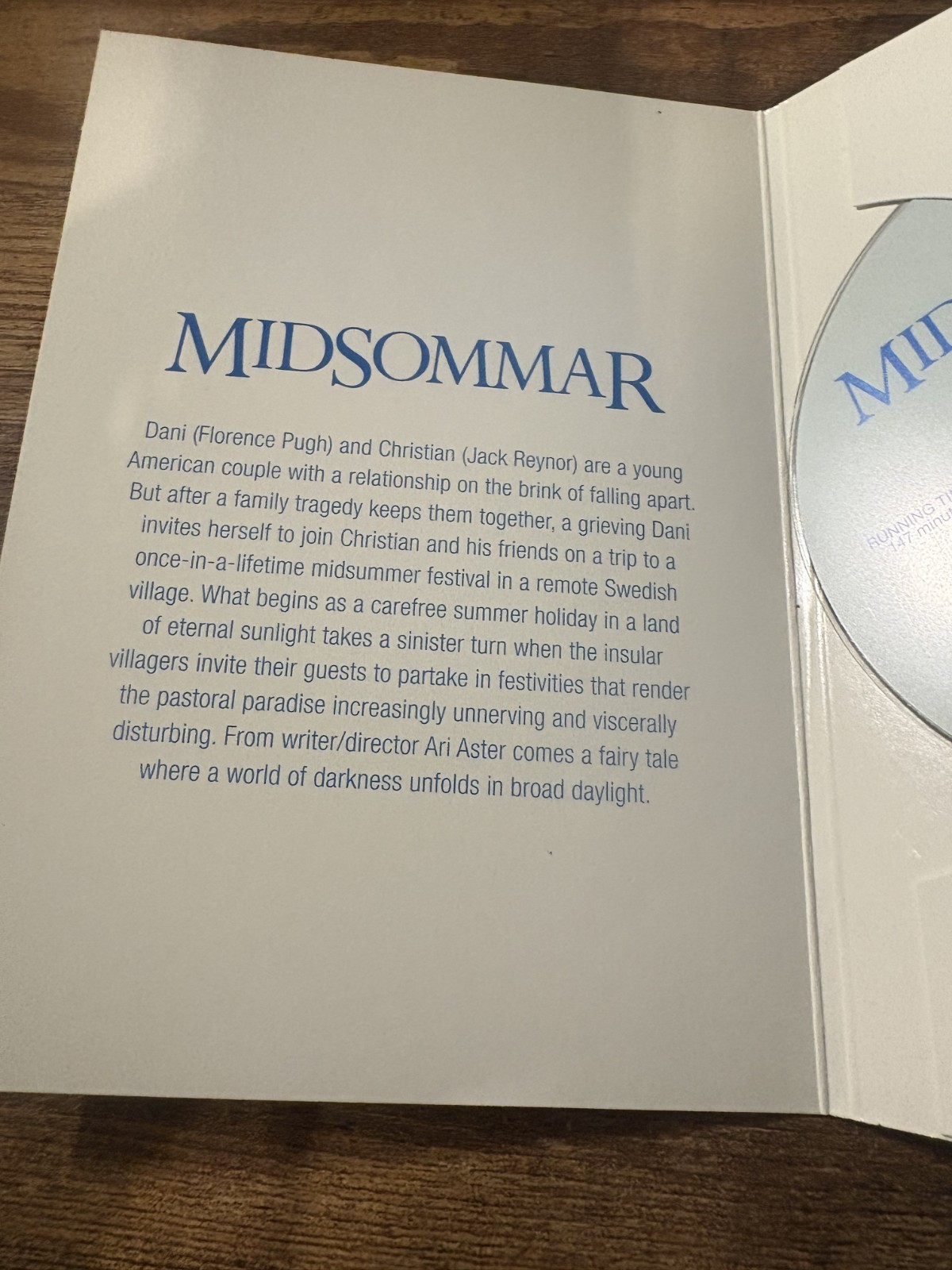 Midsommar For Your Consideration DVD FYC Screener Ari Aster A24 Florence Pugh