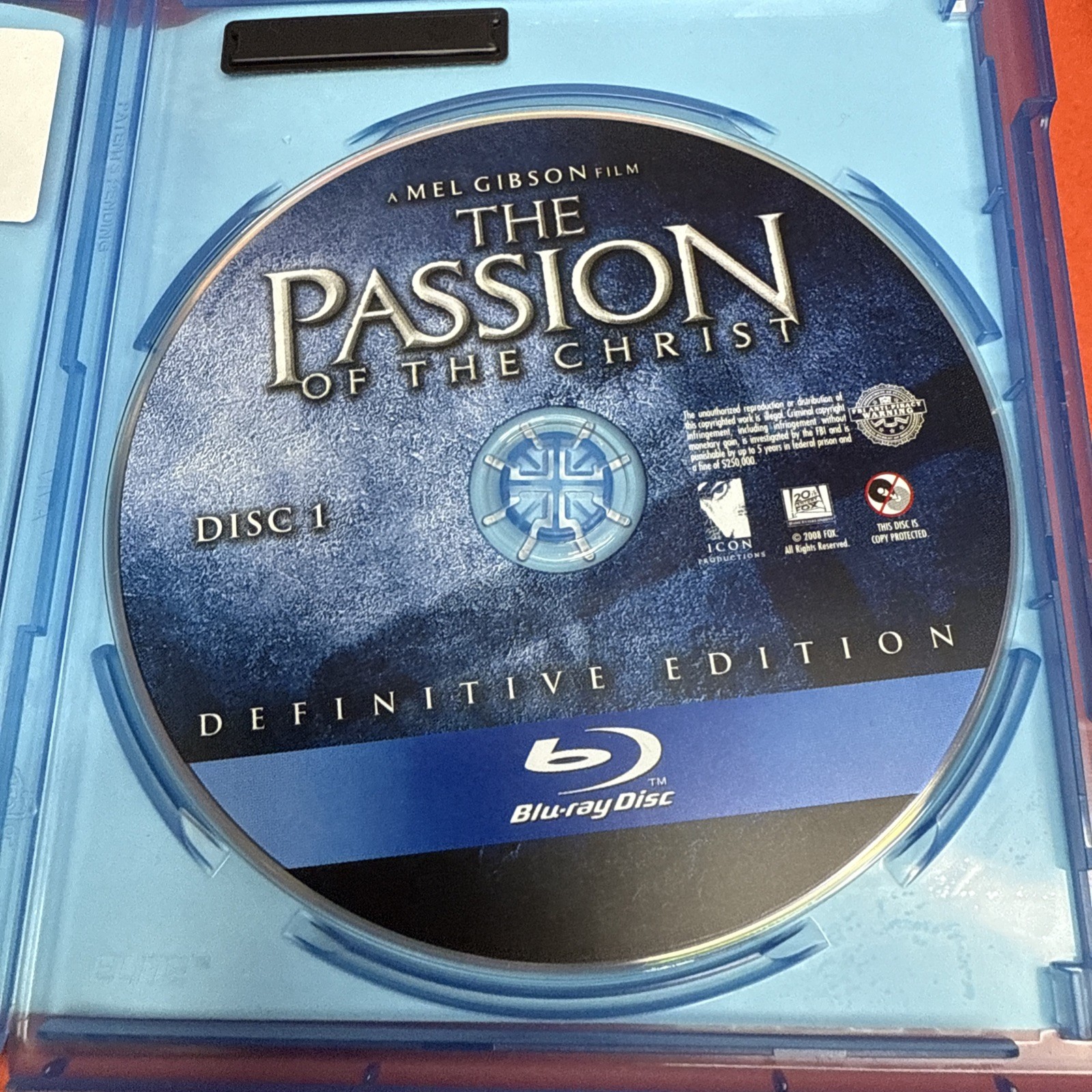 Mel Gibson’s The Passion of The Christ Definitive Edition 2-Disc Blu Ray 2004