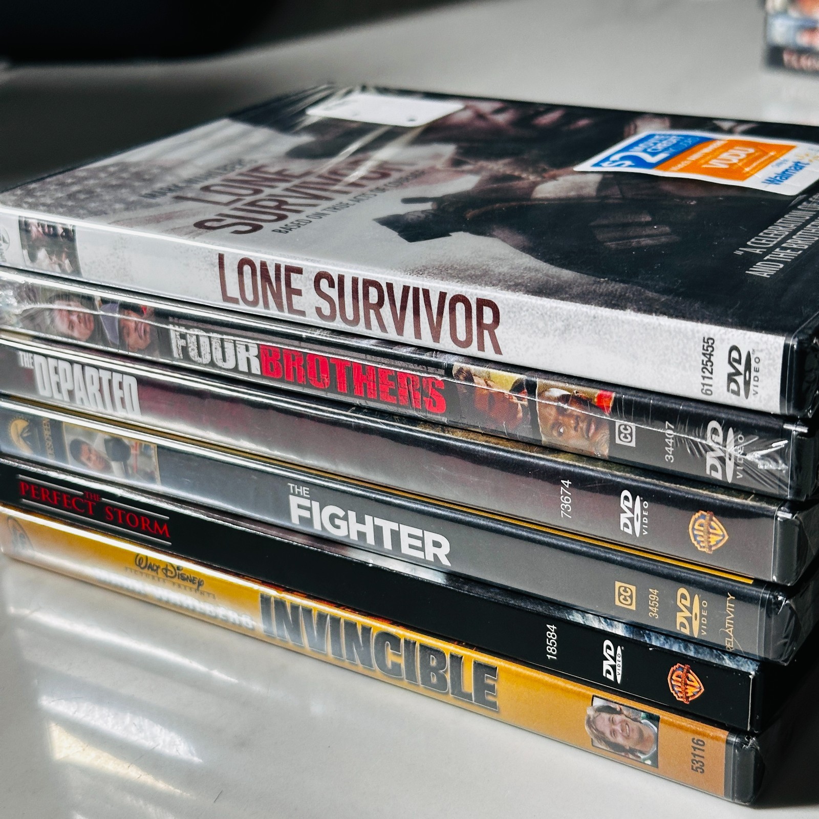 Mark Wahlberg – New DVD Lot of 6 – Four – Departed – Invincible – Lone – Fighter