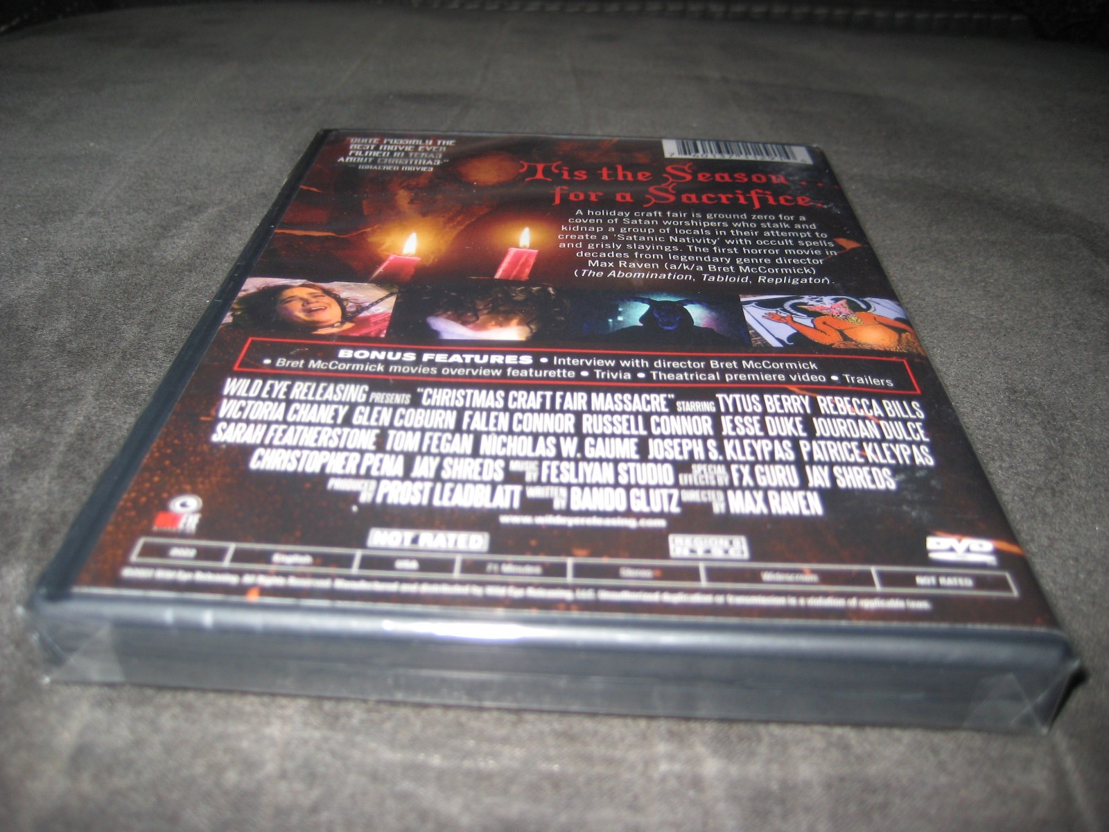 CHRISTMAS CRAFT FAIR MASSACRE (DVD 2022) BRAND NEW – NOT RATED – WIDESCREEN