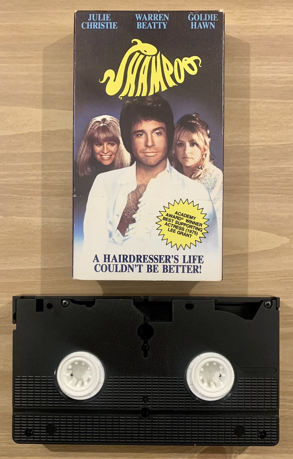 VHS ~ Shampoo ~ Color ~ FS ~ R ~ 112 Mins. ~ 1989 ~ !L🟡🟡K!