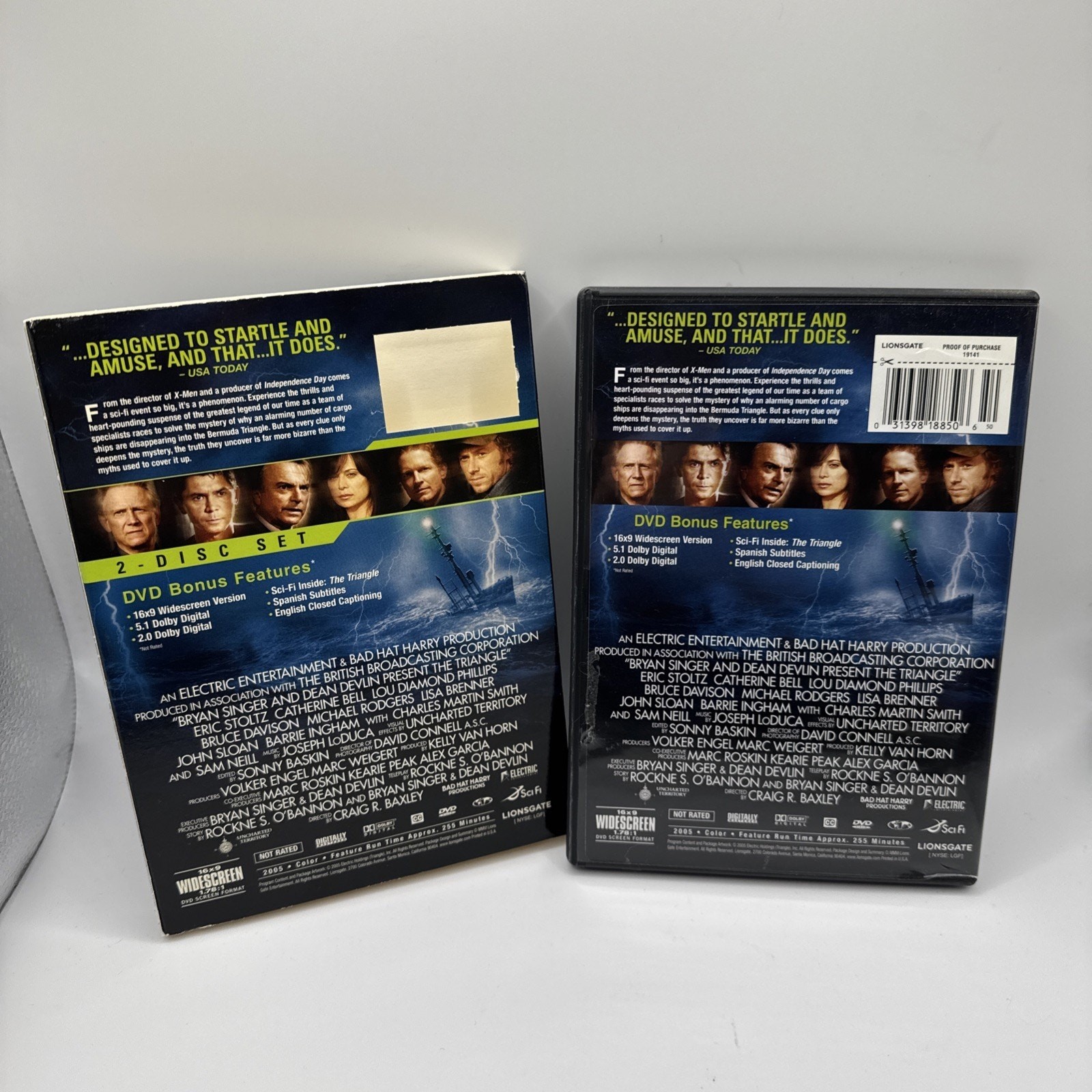 The Triangle (DVD, 2005) 2-Disc Set Slipcase Widescreen