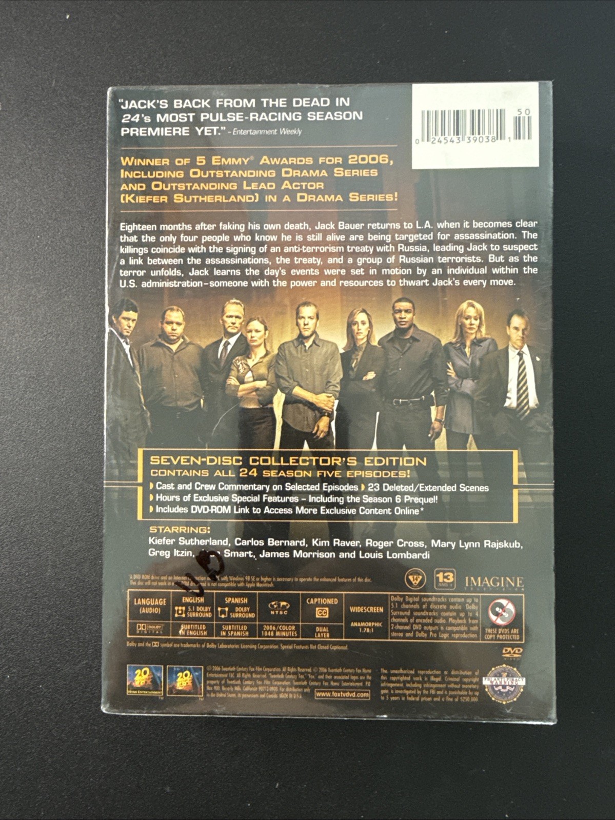 24 (2001 TV Series) Season 5 DVD, New Sealed