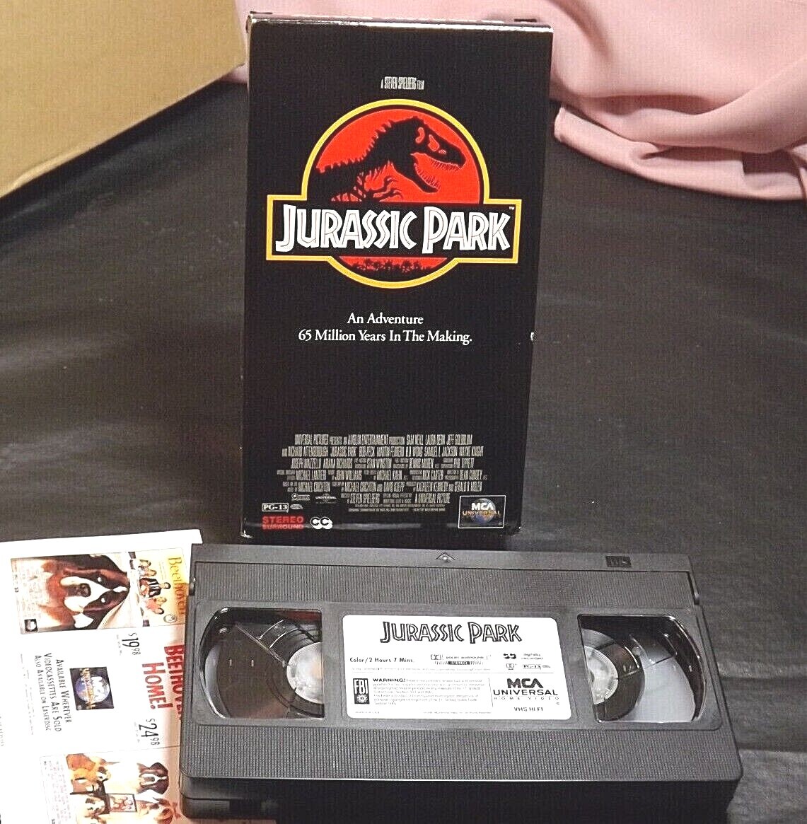 JURASSIC PARK 1993 VHS PG-13 127 MIN