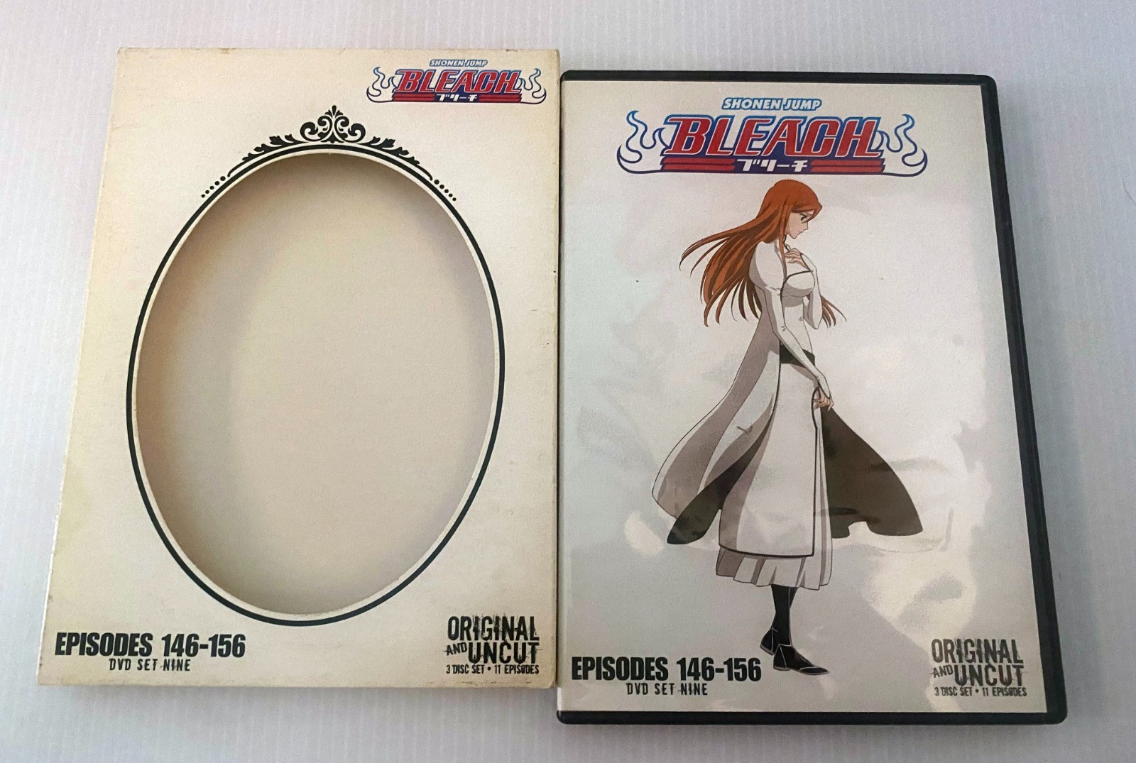 Shonen Jump Bleach Original And Uncut Box Set Nine 9 DVD 11 Episodes 146-156