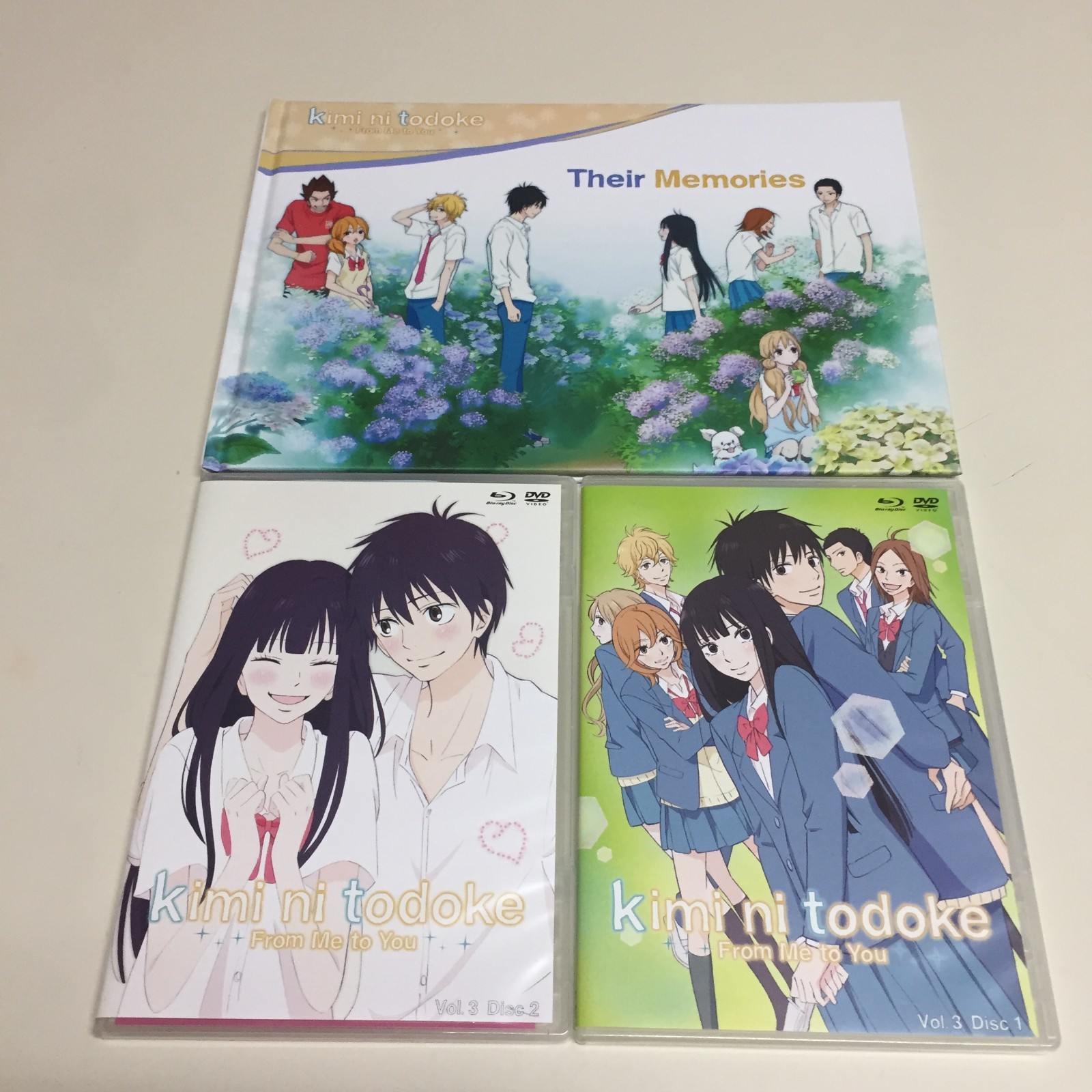 Kimi Ni Todoke Premium Edition Volume 1 2 3 Season 1 Blu-Ray DVD Limited Special