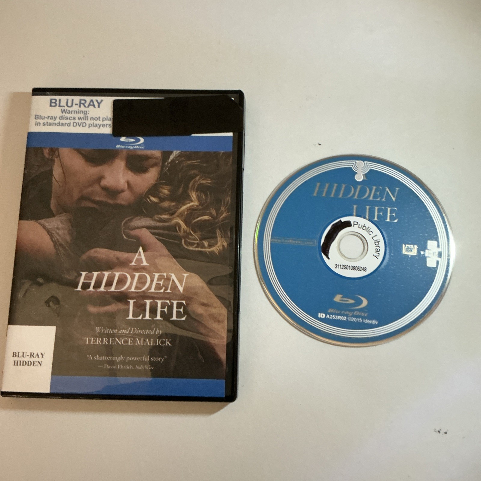 A Hidden Life Blu Ray w/ Slipcover BRAND NEW SEALED Terrence Malick