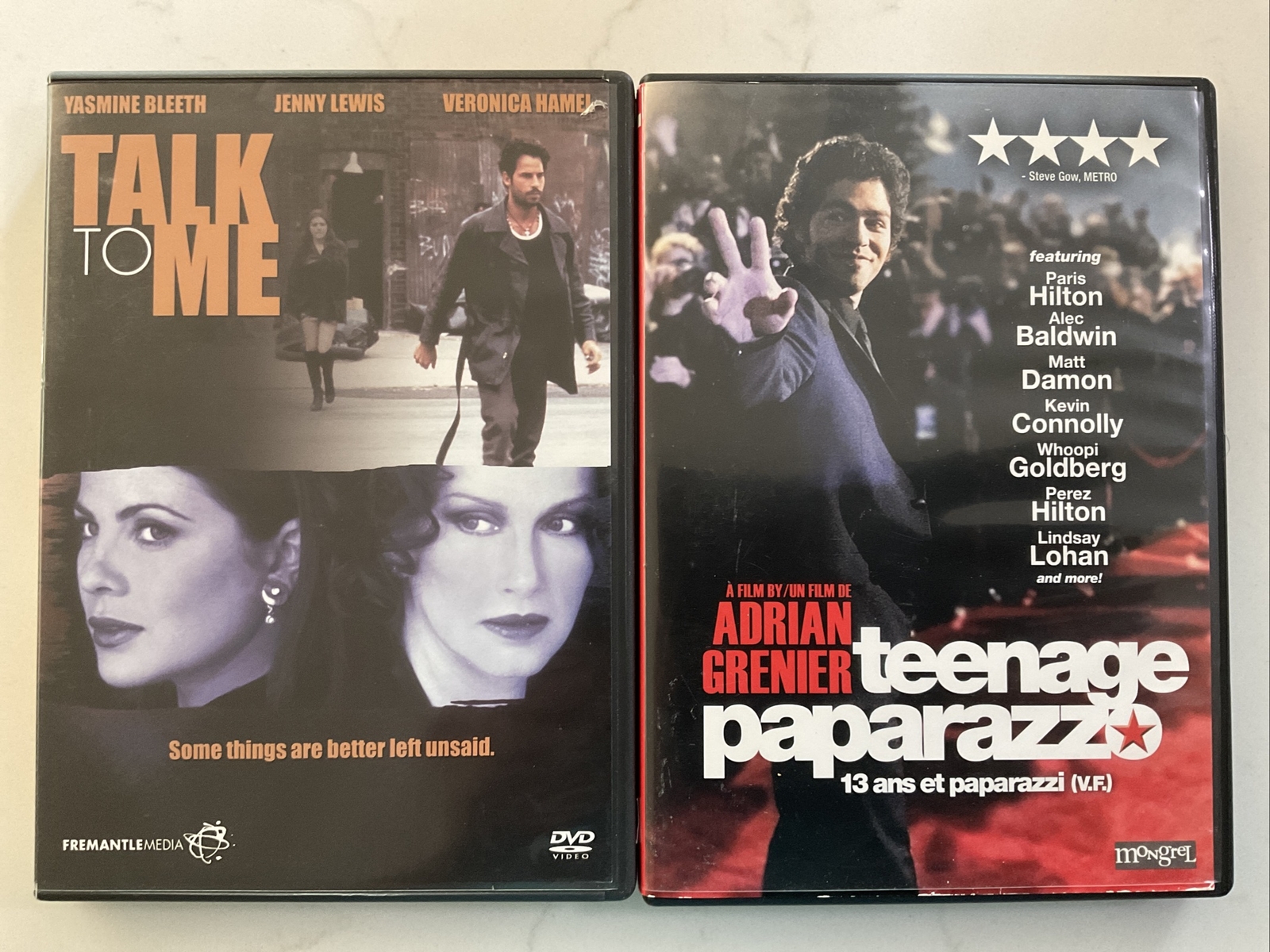 TALK TO ME / Teenage Paparazzo 2 DVD -YASMINE BLEETH JENNY LEWIS Adrian Grenier