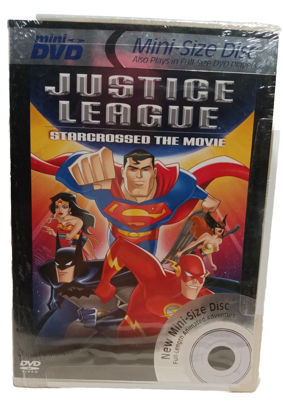 Justice League- Star Crossed the Movie *NEW FACTORY SEALED* MINI DVD