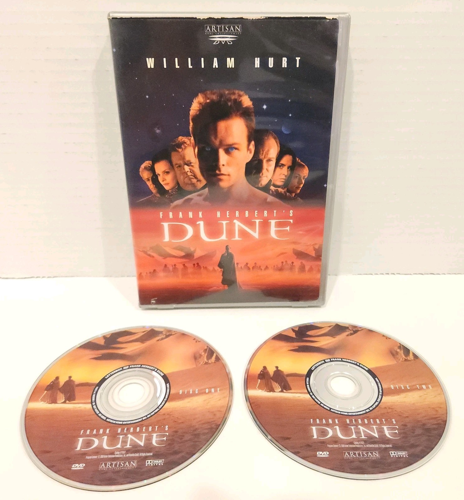 Frank Herbert’s Dune (2-Disc DVD, 2000) Artisan Ed William Hurt With Insert VGC