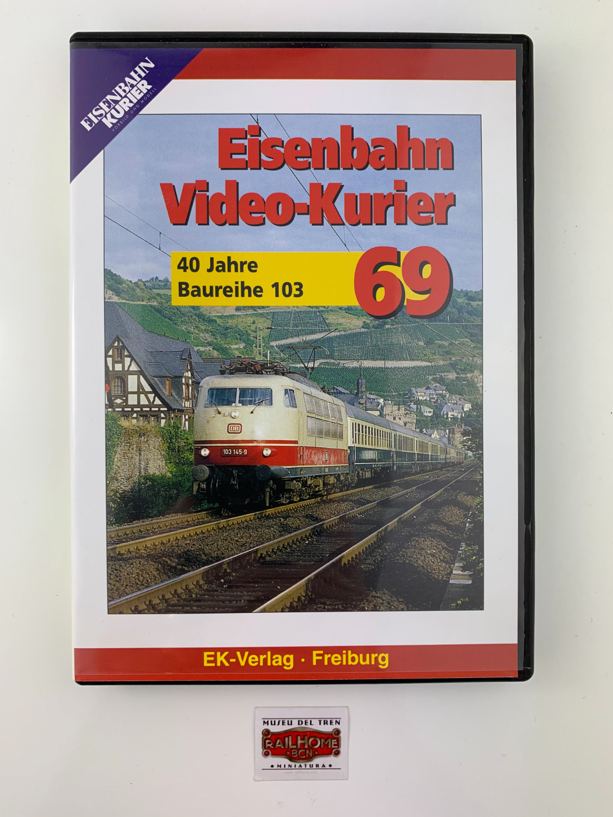 EISENBAHN KURIER DVD 8069/69 – 40 Jahre Baureihe 103 – 58 min – NEW!